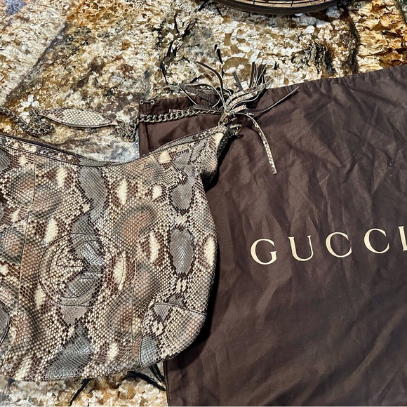 Gucci Python Pattern Shoulder Bag - Picture 1 of 7